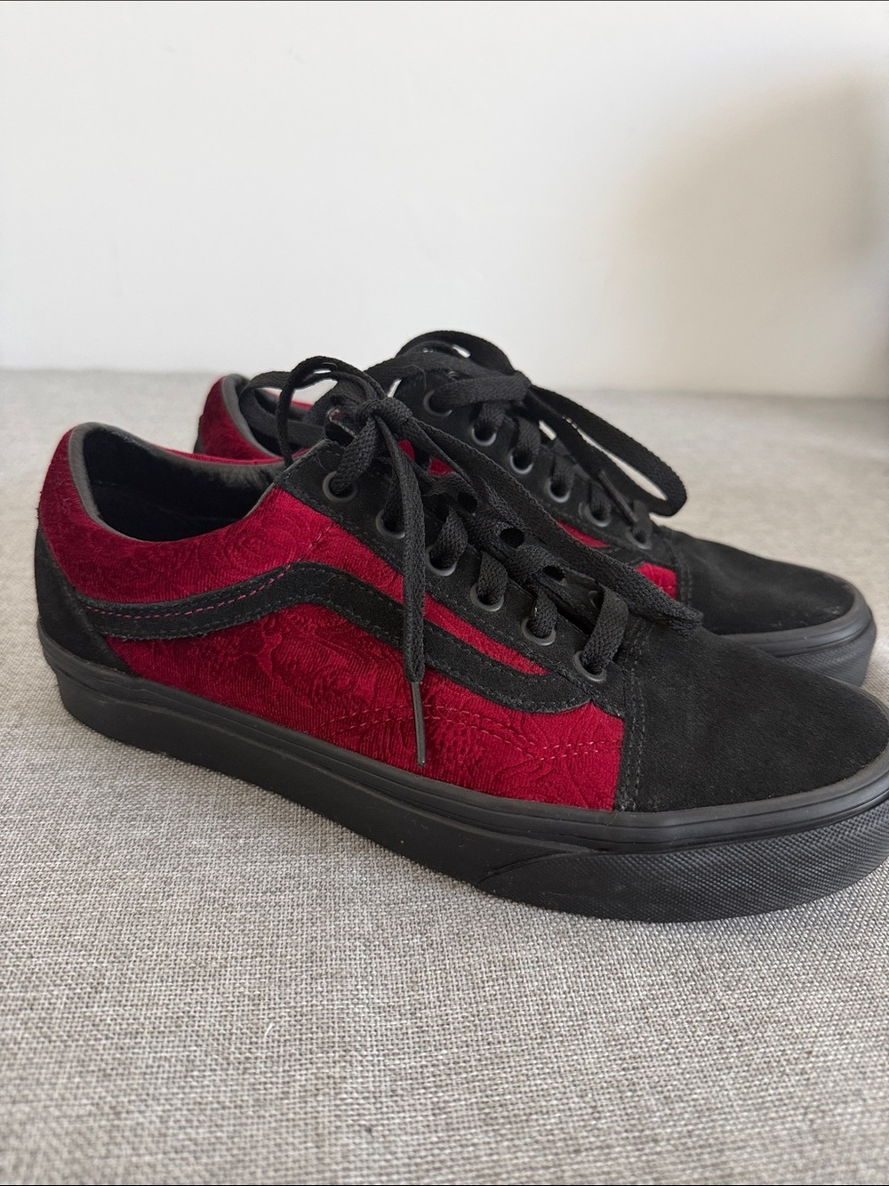 Vans old skool velvet sneakers